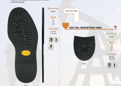 430 OIL-RESISTING SOLE & HEEL